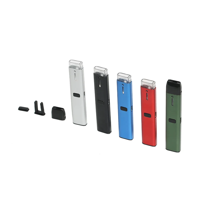 

New style original rechargeable cbd vaporizer thick oil empty kit 280mah vape pen cbd disposable pod, Red, blue, green, white, black