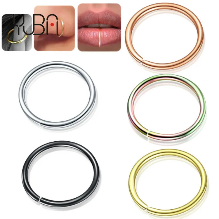 

Factory direct piercing jewelry stainless steel hypoallergenic nose ring nose nails nose clip