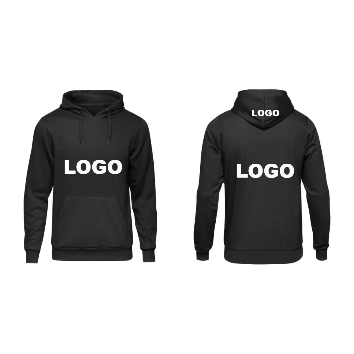 Private Label Streetwear Custom Hoodie Heavyweight 100% Cotton Unisex ...