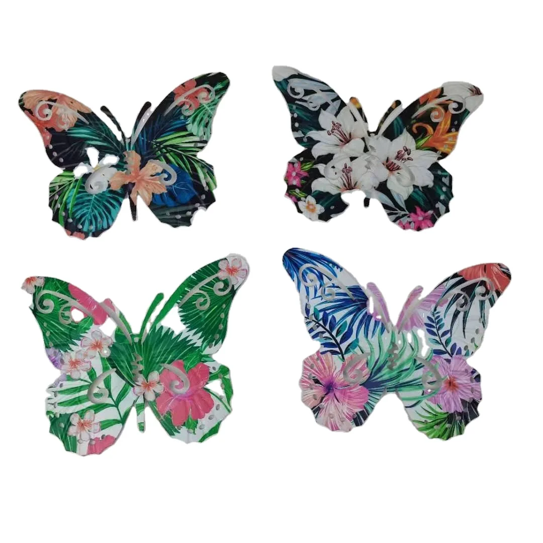 

Home Hanging metal insect Wall Art Decorative Iron 3d Butterfly Wall Decors