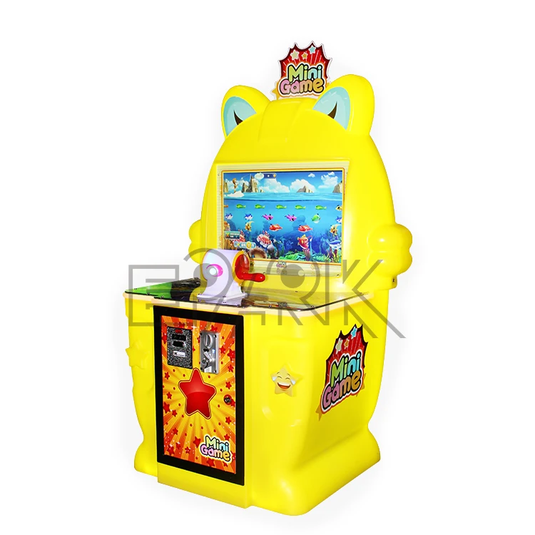 

Kids good quality newest shooting fish game machine Cute mini video arcade machine