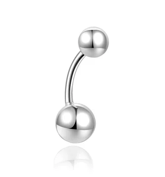 Simple Round Ball Belly Button Rings 