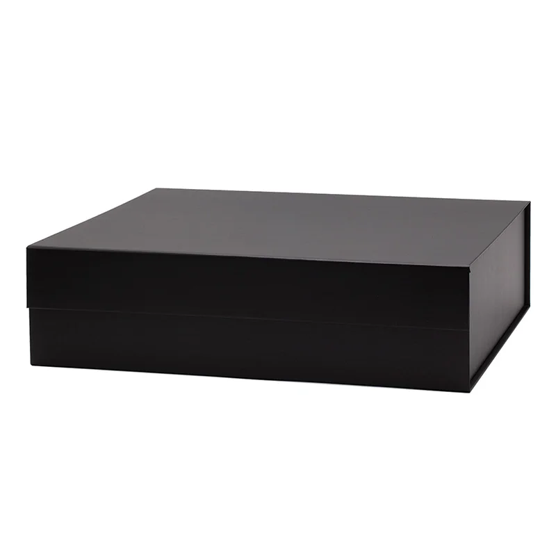 

Ready to ship shallow black scratch resistance a3 magnetic present packaging boxes
