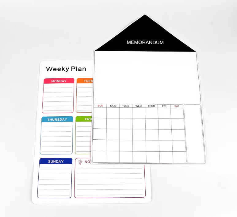 

Amazon Hot Products Custom Design Family Schedule Planner Pro Whiteboard Fridge Magnet Weekly