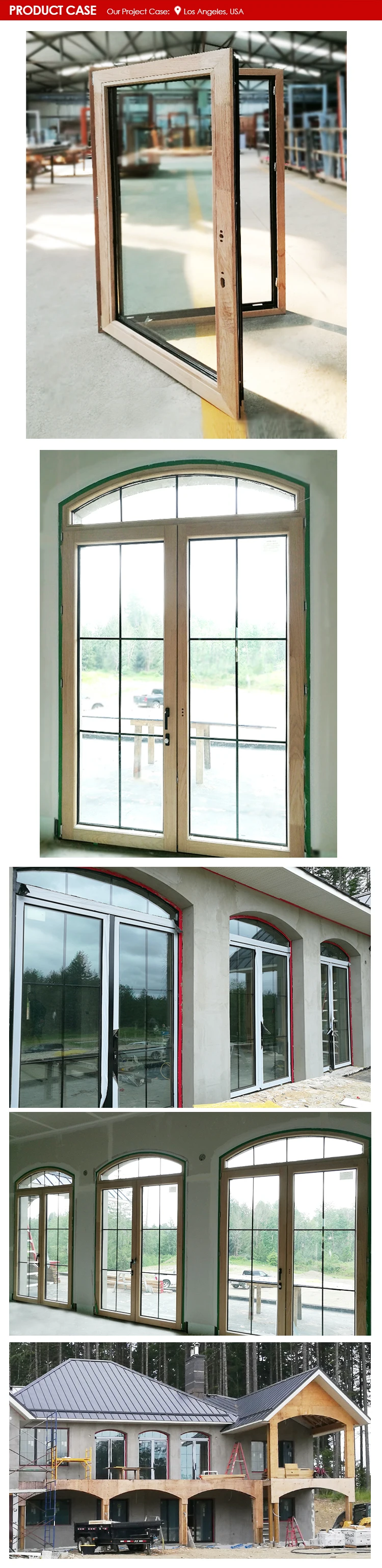 Doorwin door manufacture thermal break aluminium cladding solid wood casement entry doors