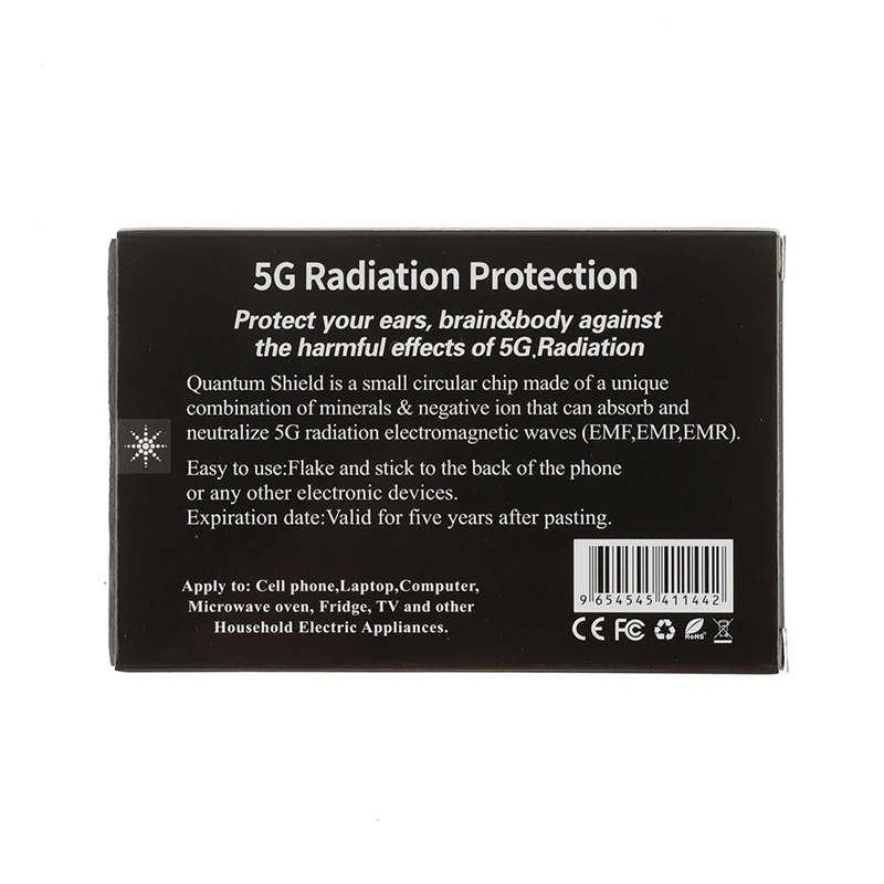 

Round Scalar Quantum Shield Energy Sticker with Negative Ion Anti Radiation Protection for EMF EMP 5g radiation blocker, Gold and silver