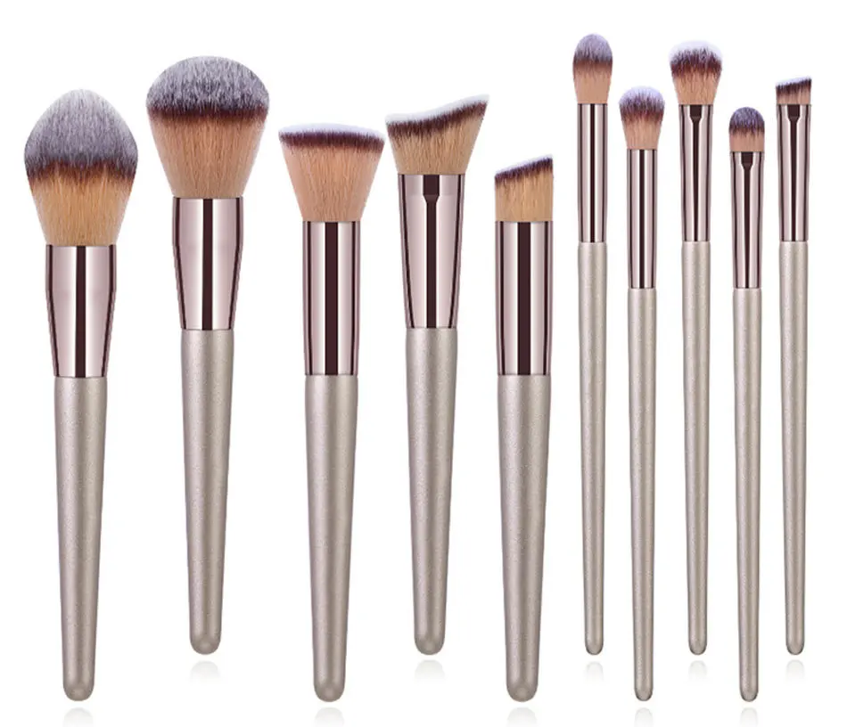 

BEAUFLY 2021 High Quality Professional Private Label Foundation Makeup Brush Set Luxury, As pic