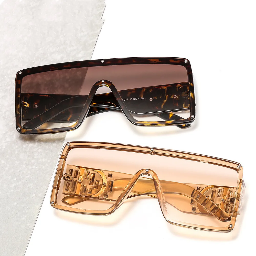 

2021 new design Big frame Fashion sun glasses women Diamonds uv400 sunglasses