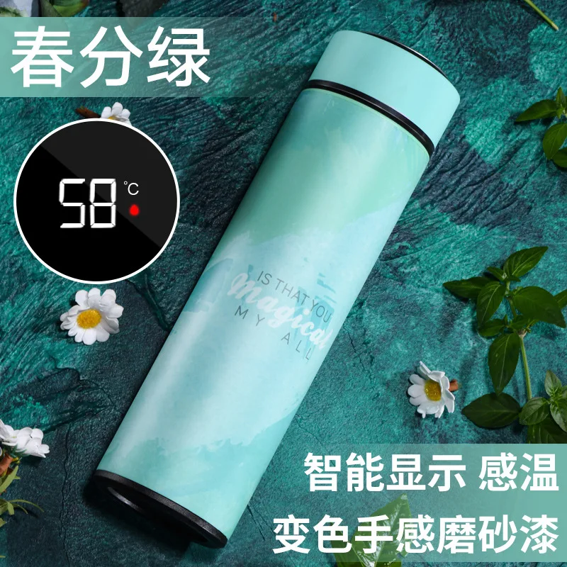 

Led Temperature Display Double Walled 304 Stainless Steel Vacuum Flasks Smart Water Bottle, White,black,red,pink,blue,gold,green