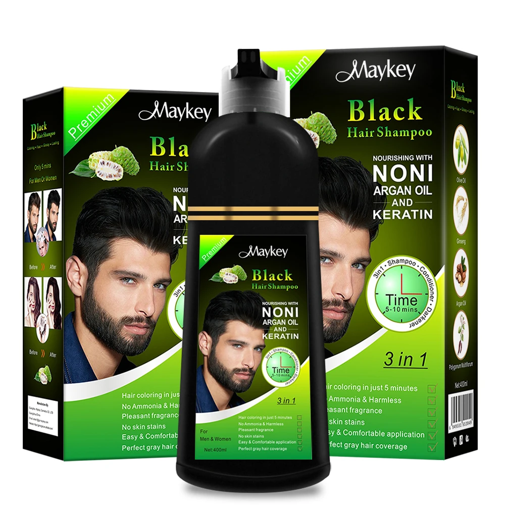 

Hair color manicure dye for gray hair darkening shampoo use black hair dye shampoo 3 in 1shampoo