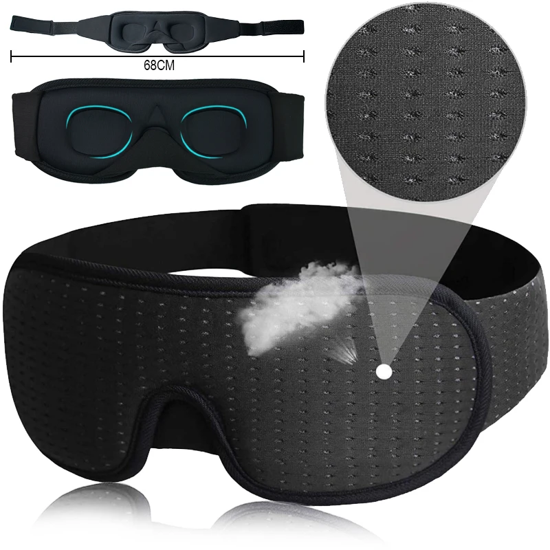3D Memory Foam Eye Cover Sleep Mask