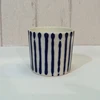 The new hand-painted ceramic candle holders, crack and glaze special effects