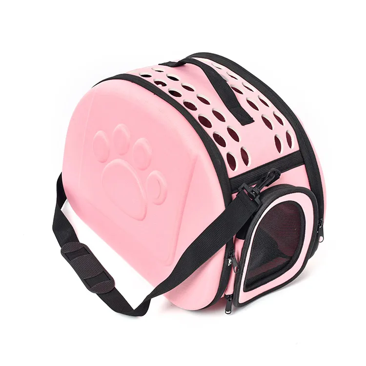 

Wholesale Portable Breathable Solid Color Pet Cages Carriers Houses Pet Dog Cat Cage, Picture showed