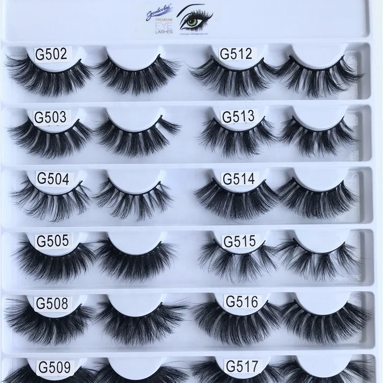 

Eyelash Vendor Customized Boxes 22mm Mink Faux Mink Lashes