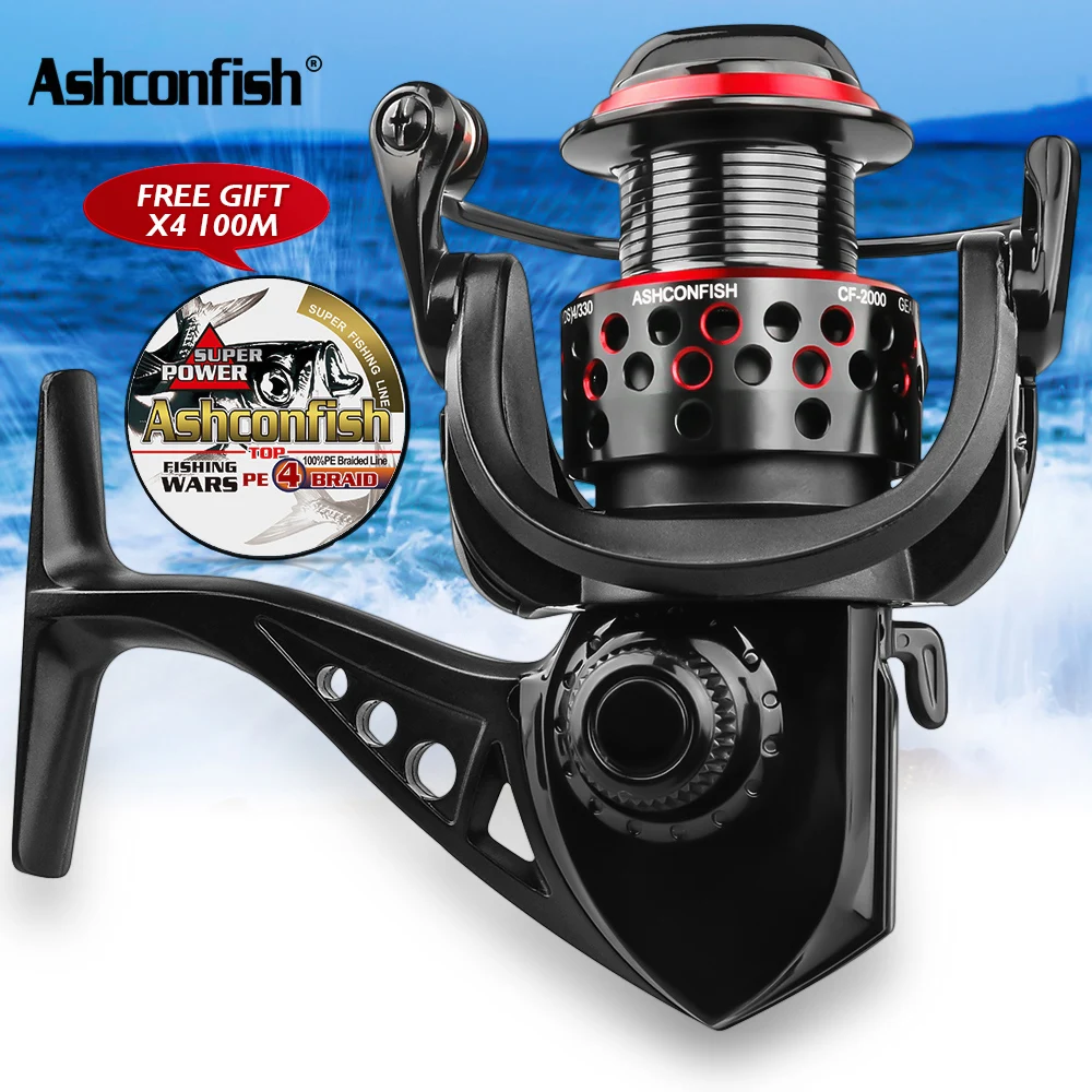 

Fishing Spinning Reel Cheap Rod and Reel Combo Fishing Reels Hot Selling at Asia Factory Manufacture Various Gear Ratio 5 2 1, Black+red