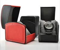 

N971 Luxury Watch Hard Box Gift Boxes Leather with Pillow Jewelry Watch Packaging For Bangle WristWatch Box