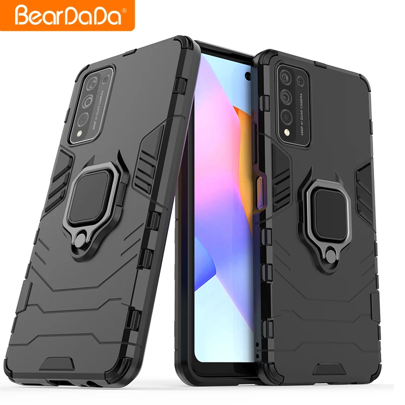 

Wholesale original logo silicone back cover for Huawei Honor 10X LITE Famous Luxury Brand military hybrid shockproof phone case