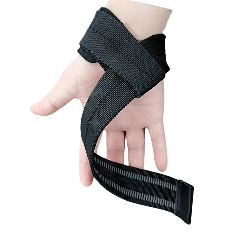 

Factory direct sale adjustable and anti-slip weight lifting wrist strap for gym