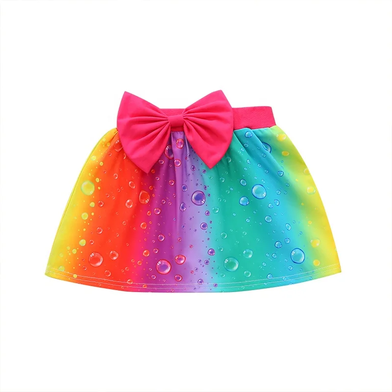 

Floral printing summer girls' skirts cute kids skirt, Customized color