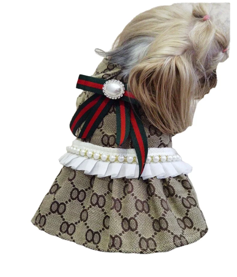 

2021 hot sale french bulldog clothes cat luxury clothes winter and Autumn Luxury designer dog clothes luxury for Rich Girl Dog, See pictures