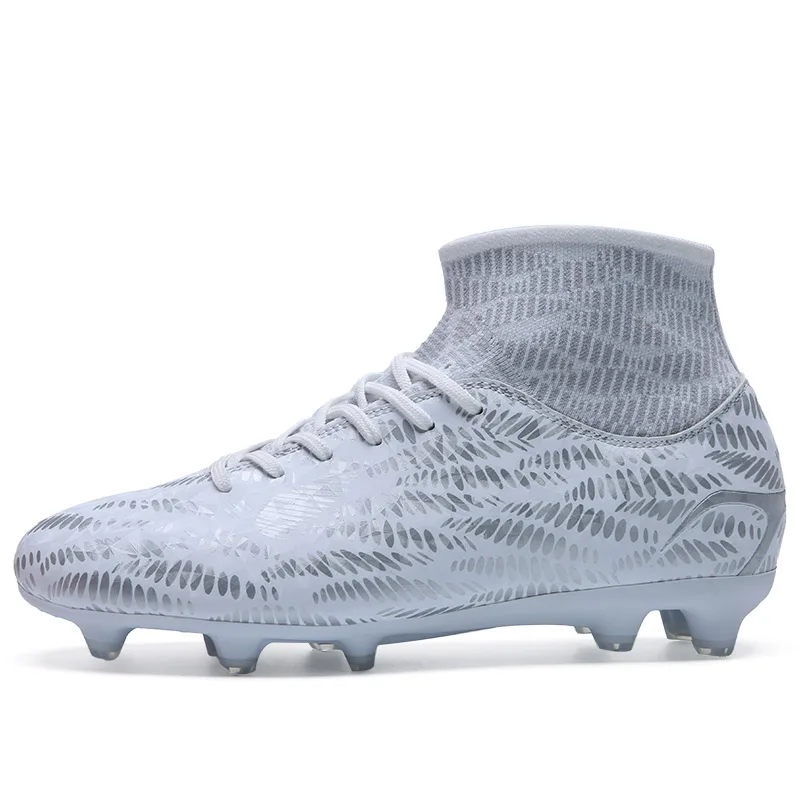 

2020 Hot Sale Men FG Studs Football Boots TPU Outsole High Ankle Soccer Shoes
