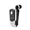 Wireless headset monaural in-ear headphones running to drive collar clip design headset square