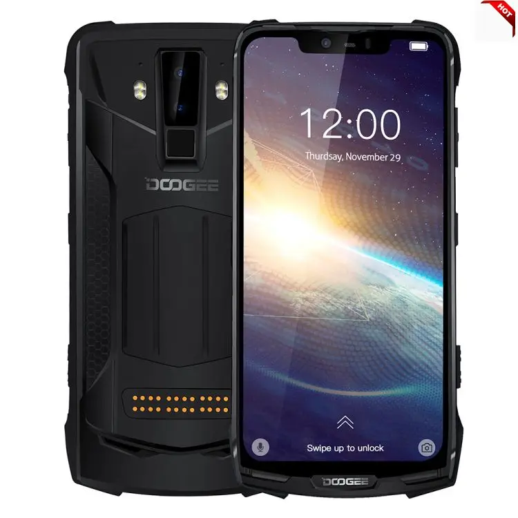 

DOOGEE S90 Pro Rugged Phone 6GB+128GB IP68/IP69K Waterproof 5050mAh DTouch Face ID Helio P70 Octa Core Android telephone