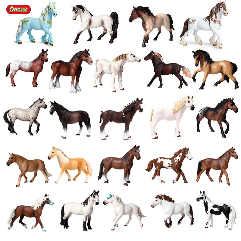 Oenux Al Por Mayor De Pvc Juguete Animal De Granja Caballo Salvaje Steed Figuras De Accion Modelo Buy Caballo Modelo Animales De Granja Modelo Juguetes De Los Ninos Product On Alibaba Com