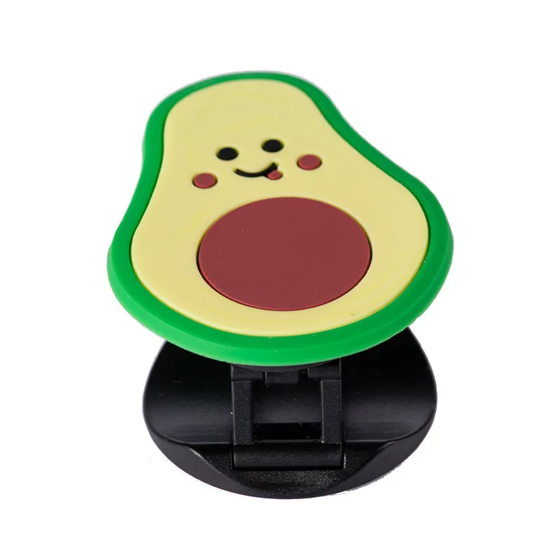 

Factory Selling Cartoon Mobile Phone Holder Custom Logo PVC Phone Socket Stand ZD2030