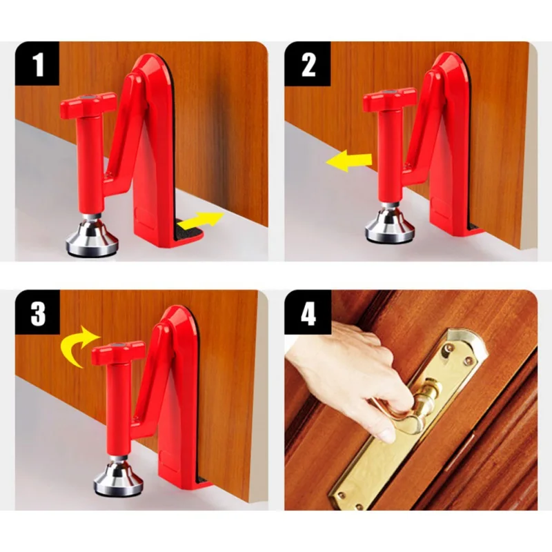 Portable Passable Security Check Door Closer Jammer Lock-security ...