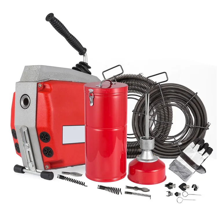 

20mx22mm Spirals 690W Drain Pipe Cleaning Machine