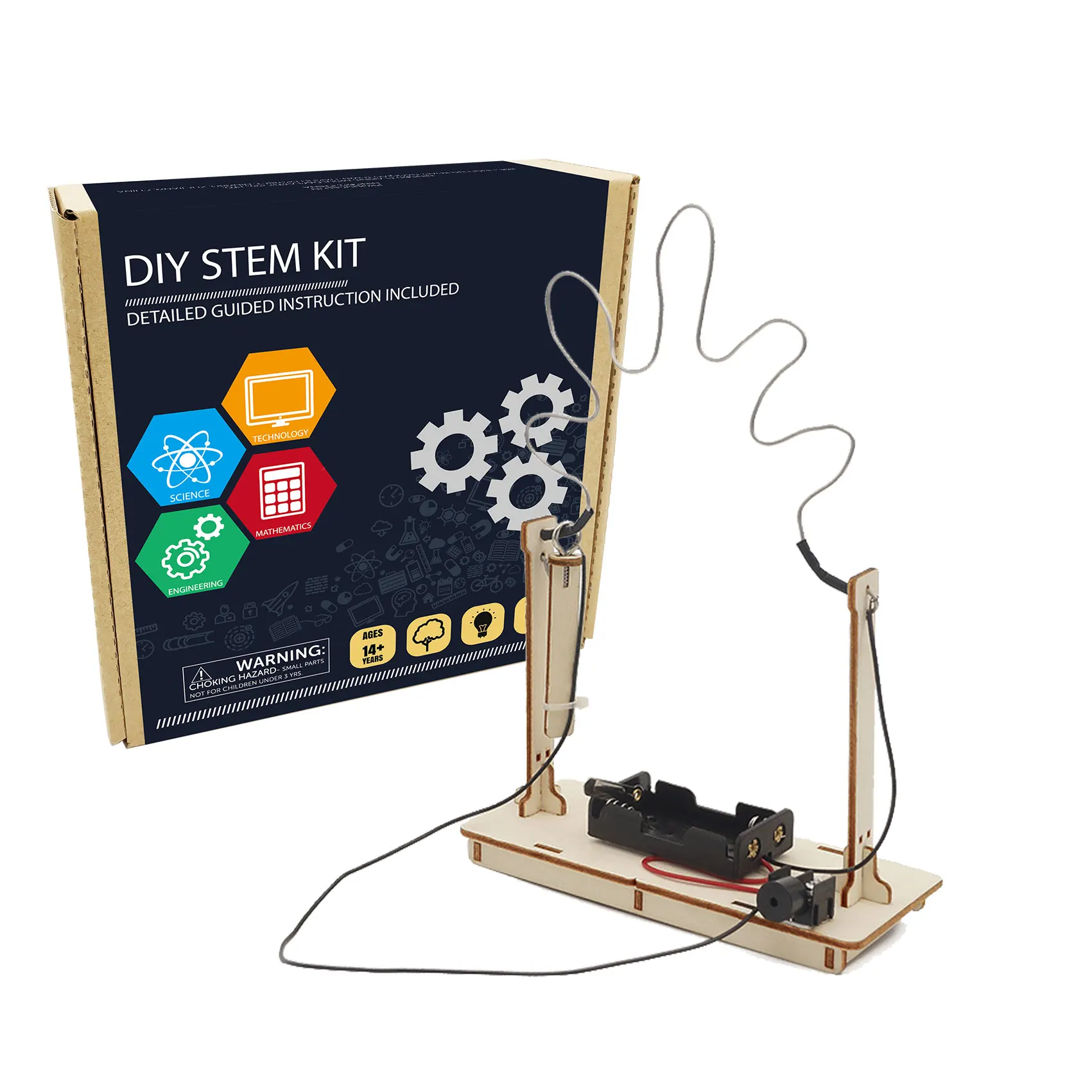 

STEM DIY 3D wooden assembled toy Physical Learning Toy Science Experiments Kits,STEM Learning Sets