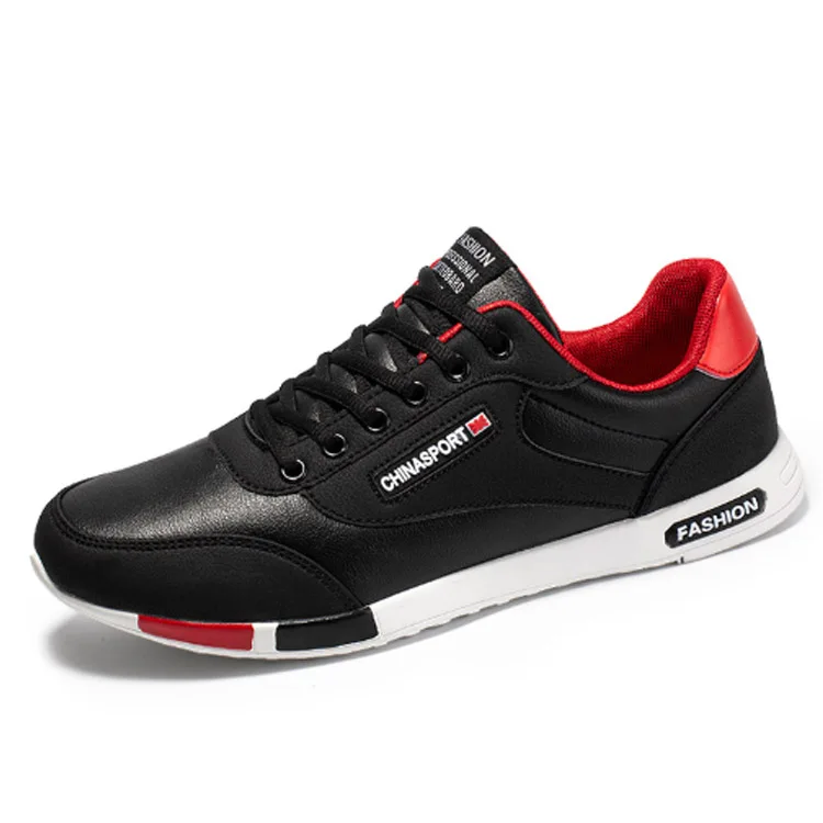 

men's fashion black sneakers men breathability sport working safety shoes mens running shoes