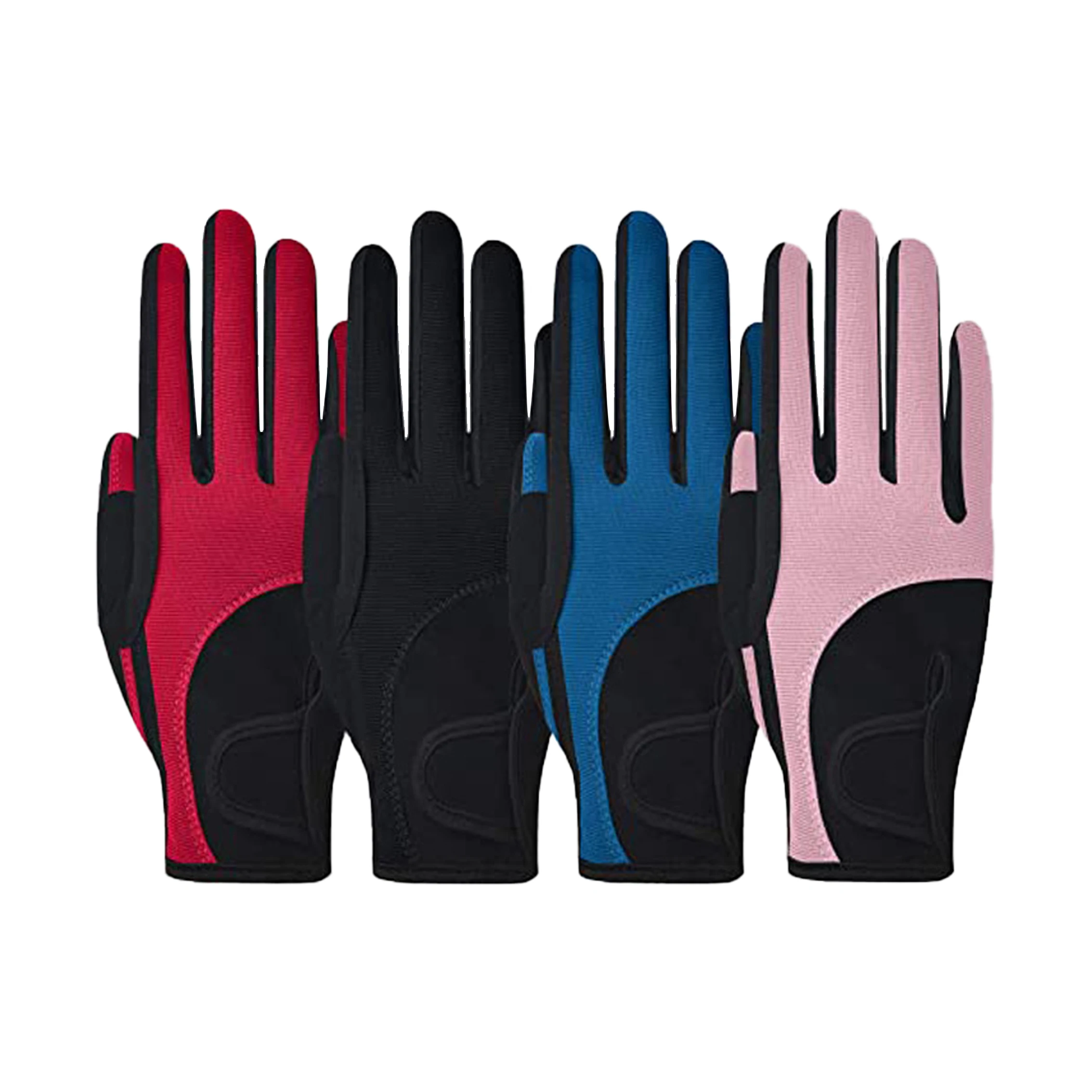 

Other Sport Glove 4 Color Soft Horse Riding Glove, Black+white+grey