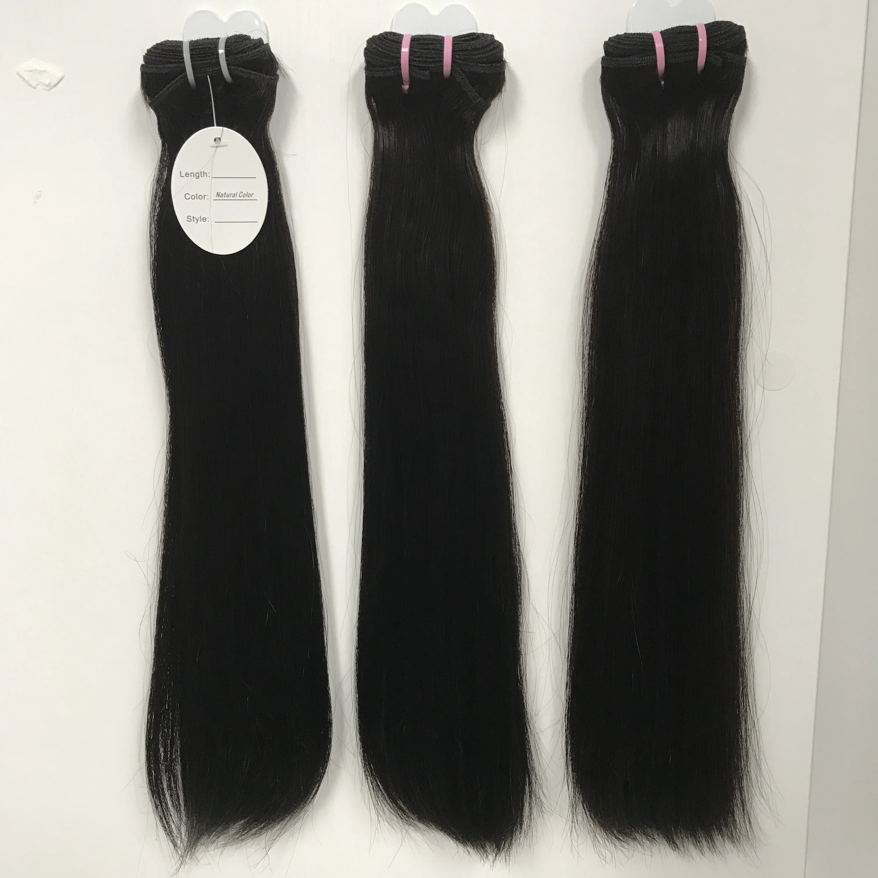 Wholesale  Cuticle Aligned Bundles Indian Hair Human Straight Body Wave Double Drawn Bundles