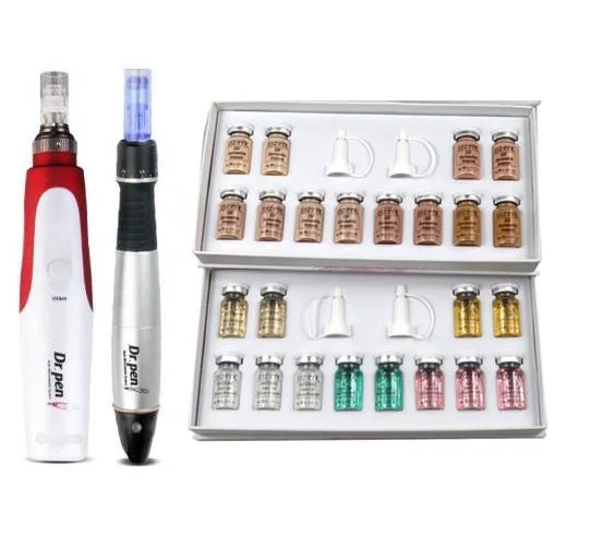 

2021z Lan Frost Wholesale Private Label BB Booster Starter kit Ampoule Skin Treatment Kit With 12 Vials of color Serums