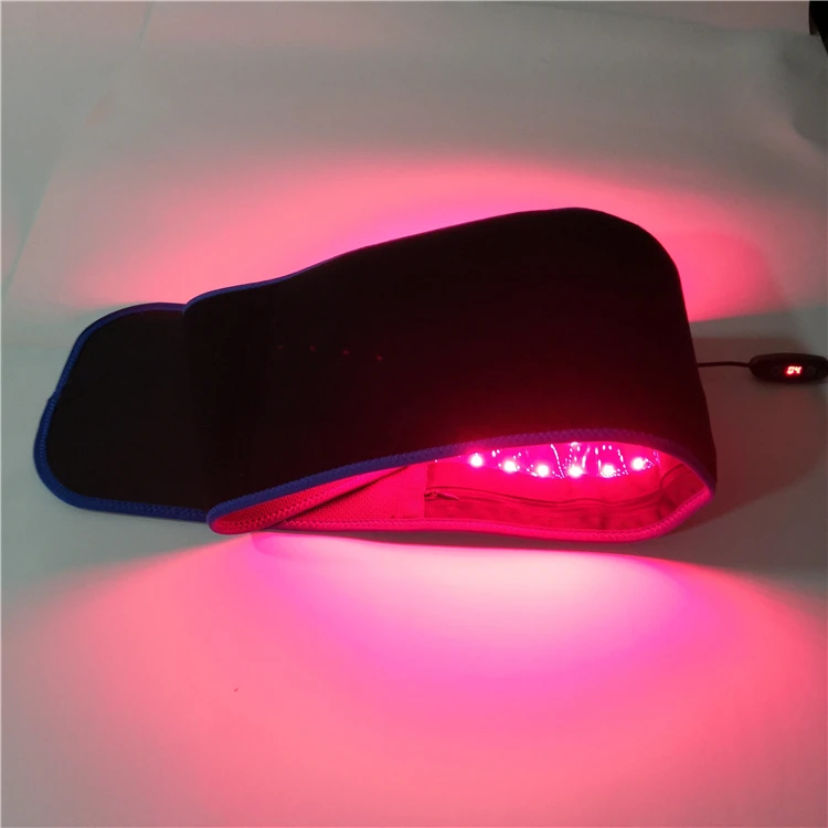 

Hot Sell LED Red Light Therapy Infrared Electric Heating Belt For Body Slim, Black