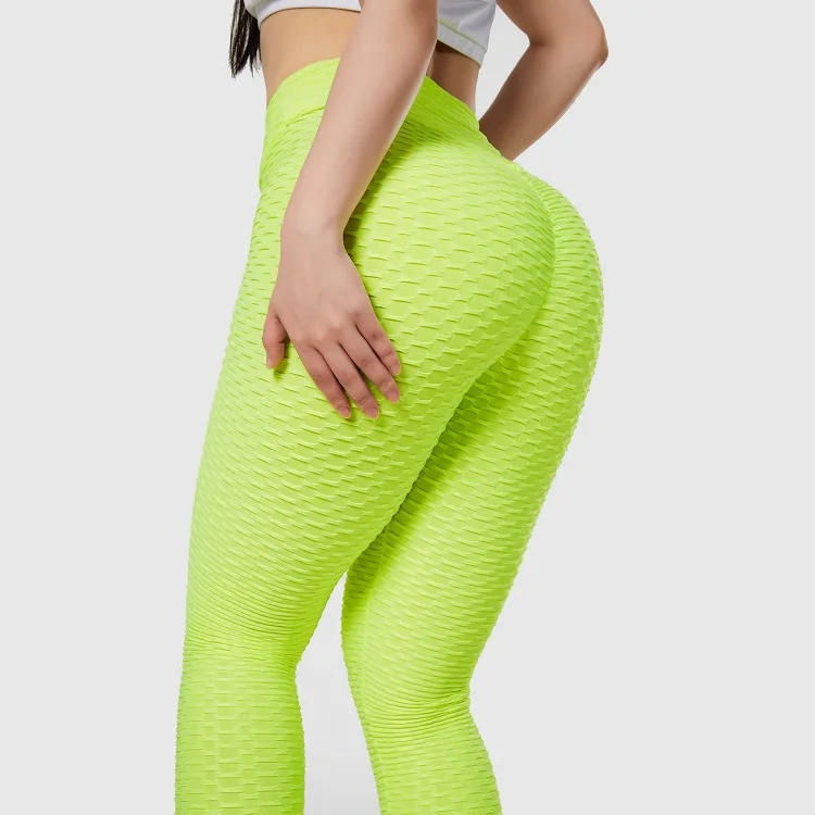 

Womens Sport 13 Colors bubble leggings High Waist Anti Cellulite Exercise leggings for women, Customized colors