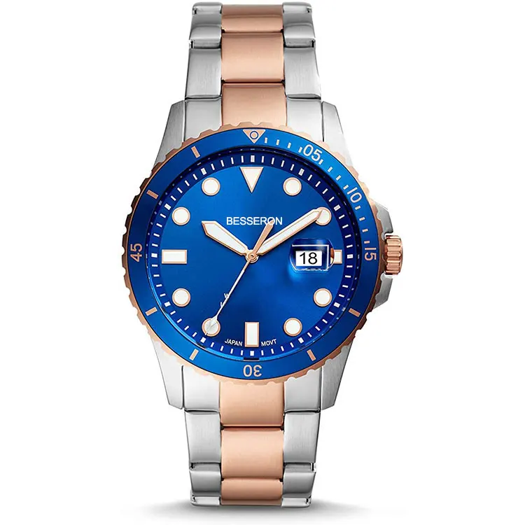 

Men's Stainless Steel Besseron Casual Quartz Watch