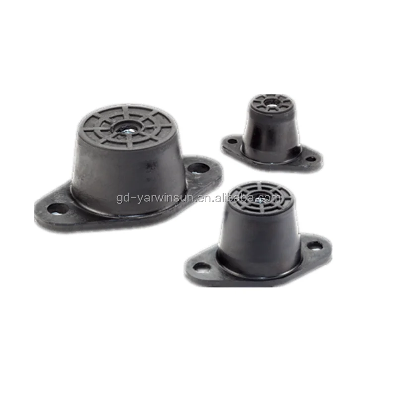 Double Deflection Mountings rubber shock absorber with bolt