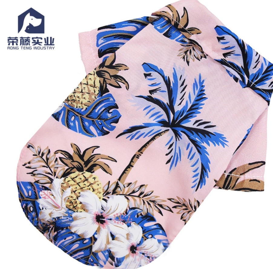 

High Quality Soft Comfortable Plain Hawaiian Pet T-Shirt Dog Clothes, Printed