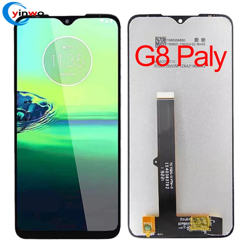 

6.2" Original LCD Display Touch Screen Digitizer Assembly Replacement For Motorola Moto G8 Play Lcd, Black