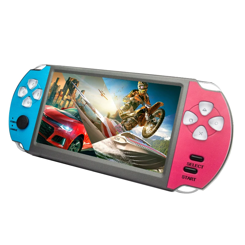 

16G 5.1 Inch Big Color Screen Retro Game Handheld A9000a Gaming Console with a Handle