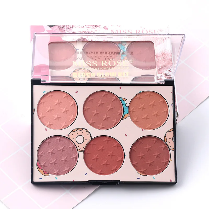 

Miss Rose Blusher Natural Long-lasting Skin Rouge Makeup Blusher Palette