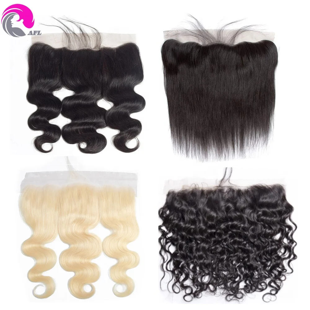 

Raw Brazilian Human Hair 13x4 HD Transparent Lace Closure Wholesale Price Lace Frontal Wig For Black Women
