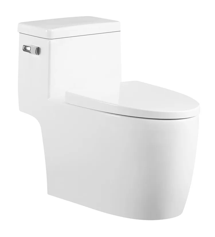 High quality office building hospital school dual flush one piece siphonic toilet