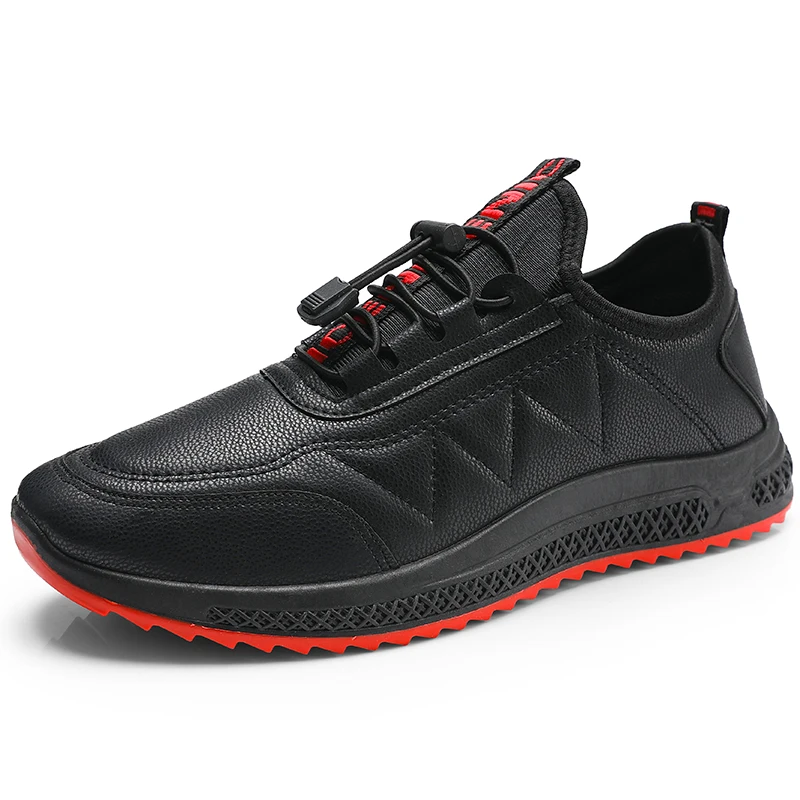 

New leather sneakers fashion wild casual men's shoes