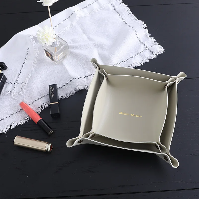 

Multifunctional foldable simple coffee table remote control earphone debris storage boxd storage box, Customized color