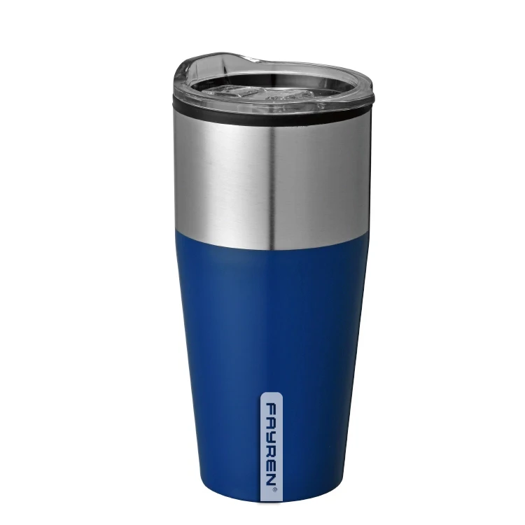 

Double Wall Vacuum Insulated Travel Mug Coffee Cup with Lid, Customized color