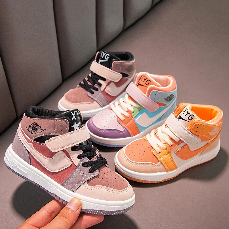 

Kids Ankle Low Autumn Winter Leisure Velvet Board Shoes Boys' Girls' Girls Retro Korean Style Basketball Sneakers Solid Soft S